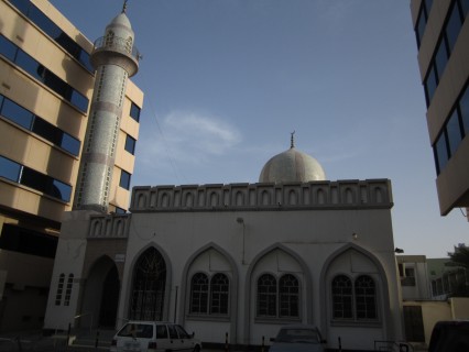 Mosque in Bab al Bahrain, where Leon Kaye was caught in a huge release of tear gas after a demonstration.